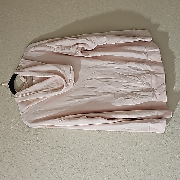 J. Crew vintage fleece light pink hoodie - Picture 2 of 4